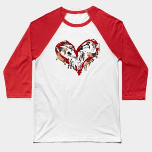 Heart Baby Goats Baseball T-Shirt